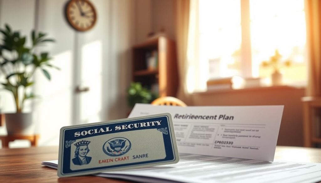 Social Security and pension plans
